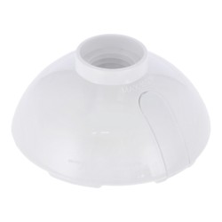 Socket redondo blanco de plástico 15916 Adir