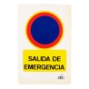 Señalamiento "Salida de emergencia" 30 x 45 cm