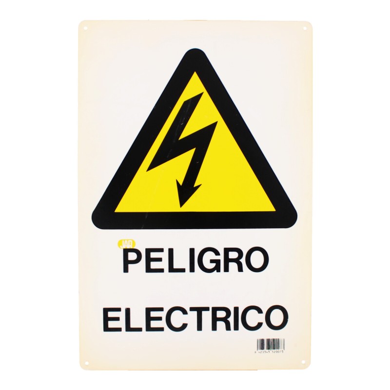 Señalamiento "Peligro eléctrico" 30 x 45 cm