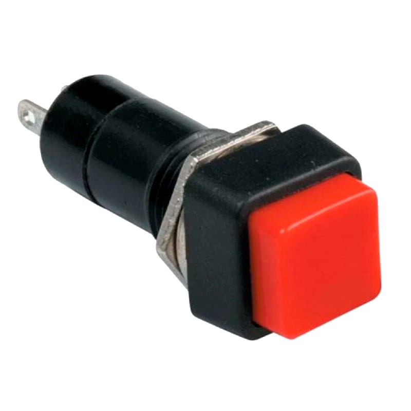 Switch de push, de boton cuadrado, normalmente abierto AU-106 Steren