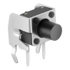 Micro switch de push horizontal, con 2 terminales, chásis y vástago mediano AU-1013 Steren