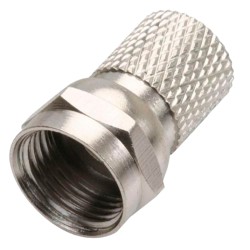 Conector macho tipo "F" para cable RG6, de enroscar 200-039 Steren