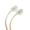 Cable plug a plug RJ11 de 10m, para extensión telefónica 304-030 Steren