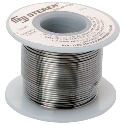 Rollo de 100 gramos de soldadura con aleación estaño/plomo (60/40) SOL60-100 Steren