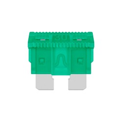Fusible automotriz de 32 Vcc 30 A, verde FA 30 Steren