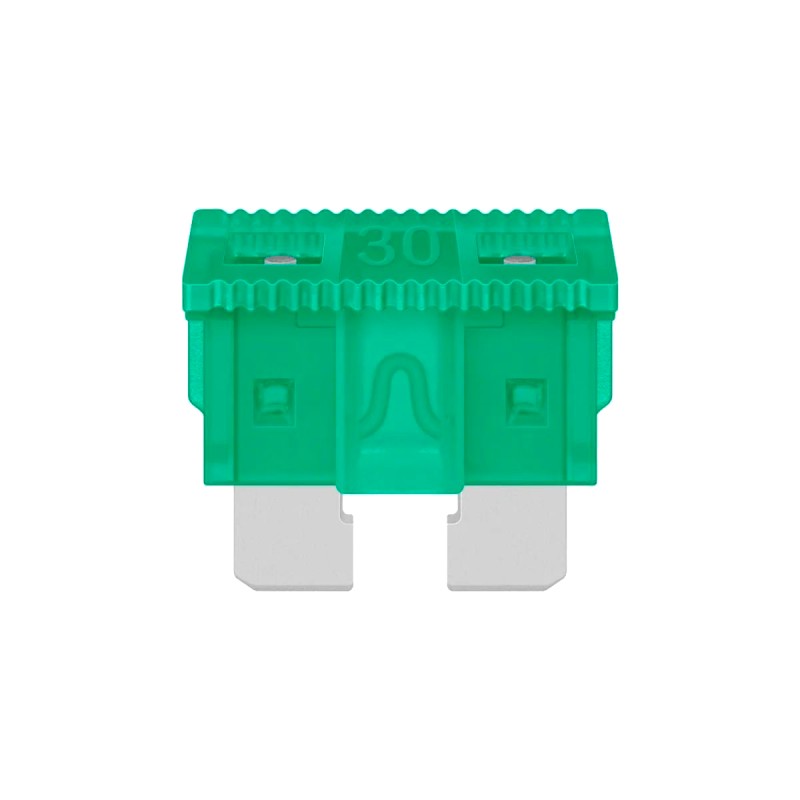 Fusible automotriz de 32 Vcc 30 A, verde FA 30 Steren