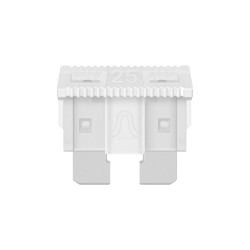 Fusible automotriz de 32 Vcc 25 A, transparente FA 25 Steren