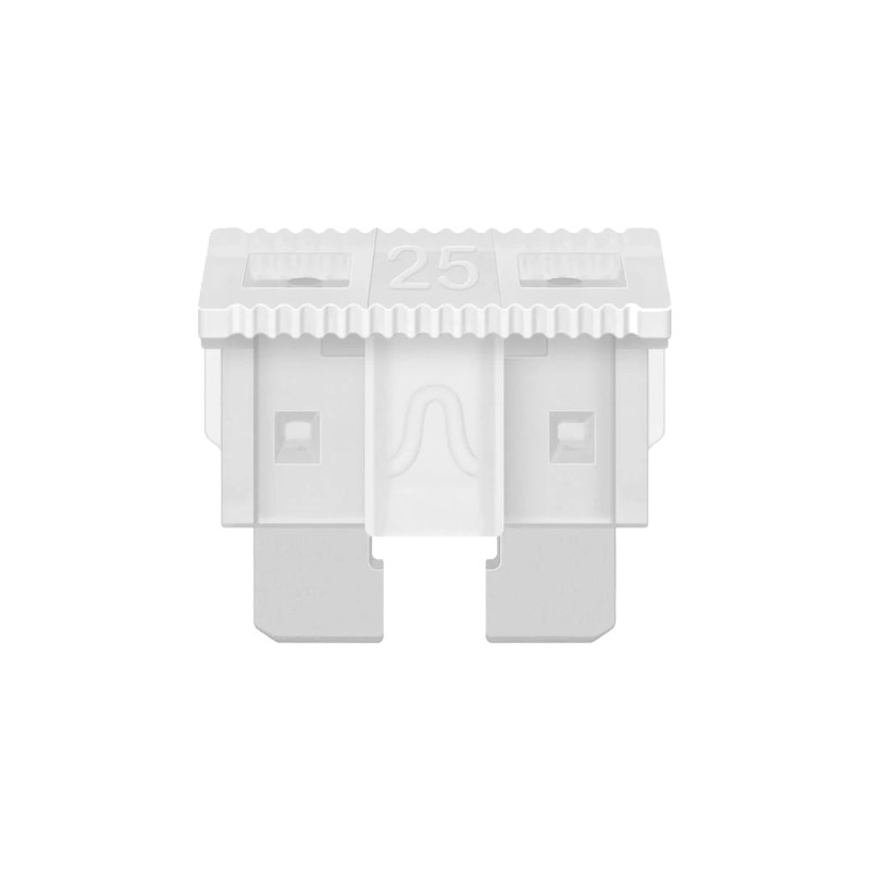 Fusible automotriz de 32 Vcc 25 A, transparente FA 25 Steren