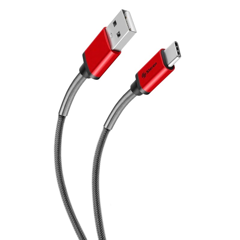 Cable USB A a USB C reforzado, de 1.2 m USB-3955 Steren