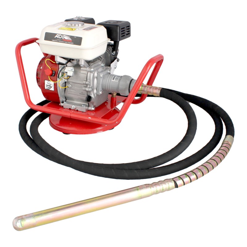 Vibrador para concreto con motor a gasolina 6.5 HP 9197 Adir