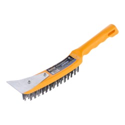 Cepillo de alambre 58 pinceles de acero con espátula 3627 Tulplus