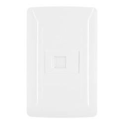 Placa con toma telefónica línea Toscana 4257 Sanelec