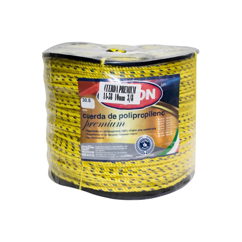 Cuerda de Polipropileno Premiun Akron 44-58 10mm 100% virgen.