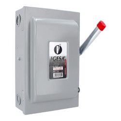 Interruptor de seguridad de 3 polos 60 Amp IN3060 IGESA