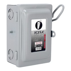 Interruptor de seguridad de 2 polos 30 Amp IN2030 IGESA