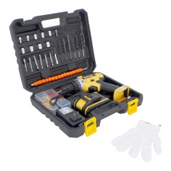 Kit de taladro inalámbrico 20V con accesorios 11596 Tulplus