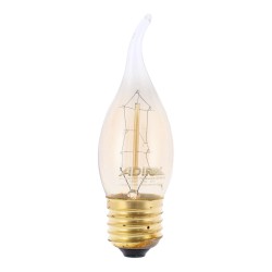 Foco Vintage tipo vela con 8 filamentos de carbón 40 W 2952 Adir