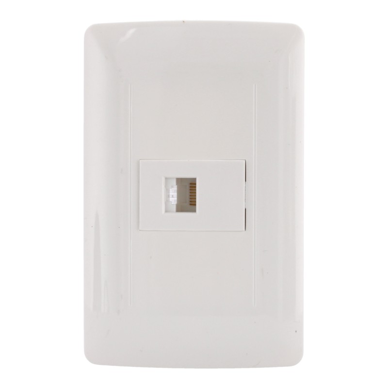 Placa con toma para Modem línea Universal 4573 Sanelec