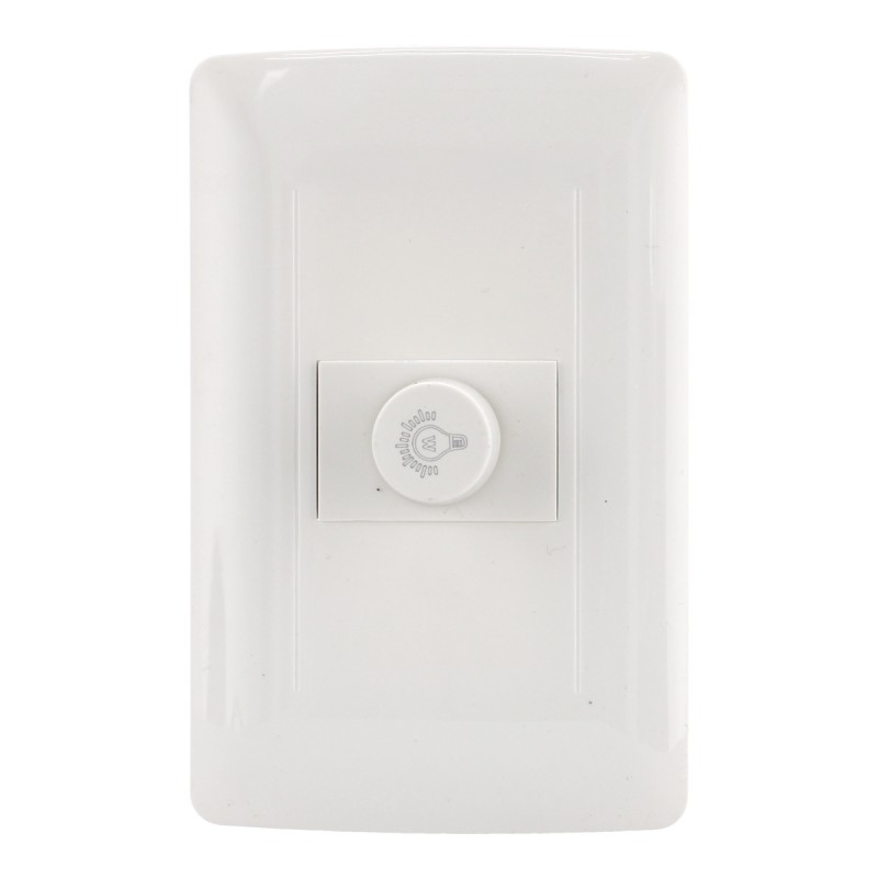 Placa con atenuador de luz línea Universal 4571 Sanelec