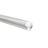 Luminario LED T8 base de aluminio 2,400 mm 36 W cobertor transparente 36 W luz cálida 6604 Adir