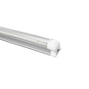 Luminario LED T8 base de aluminio 2,400 mm 36 W cobertor transparente 36 W luz blanca 6603 Adir