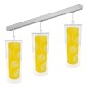 Luminario decorativo amarillo Kantamal 3 piezas 5165 Adir