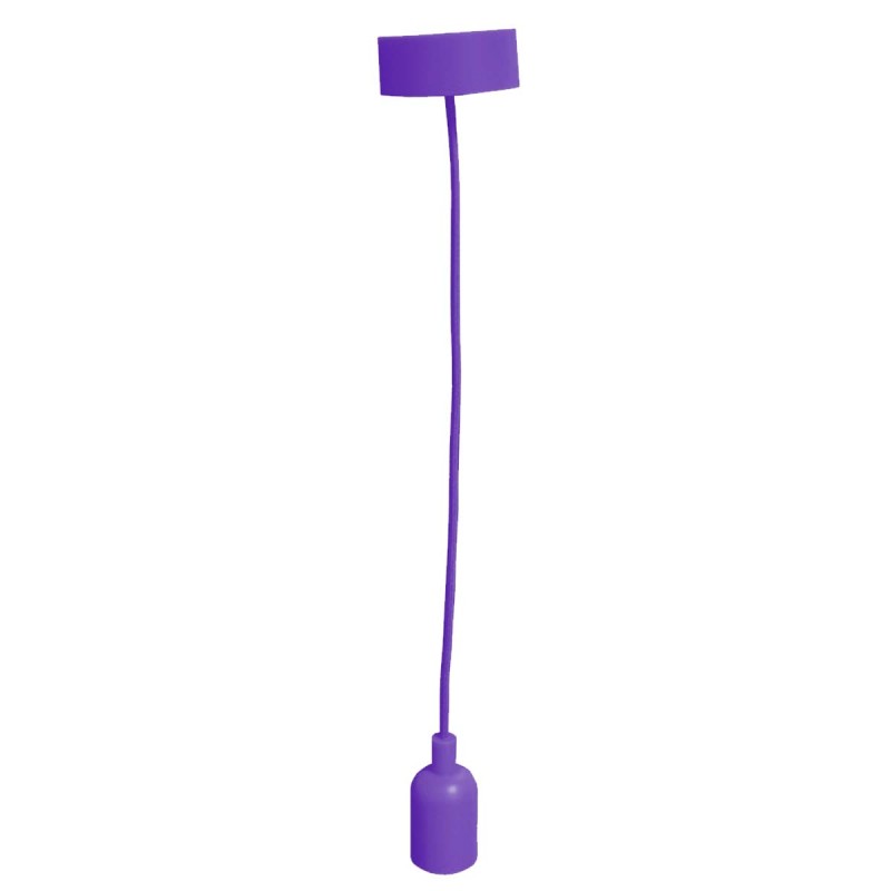 Luminario colgante tipo socket Morado 4224 Adir