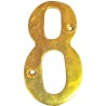 Numero decorativo para fachada #8 Dorado