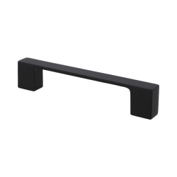 Jaladera de aluminio negro 128 mm 792-1583 Herrasa