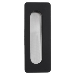 Jaladera de embutir 96 mm negro mate Rish