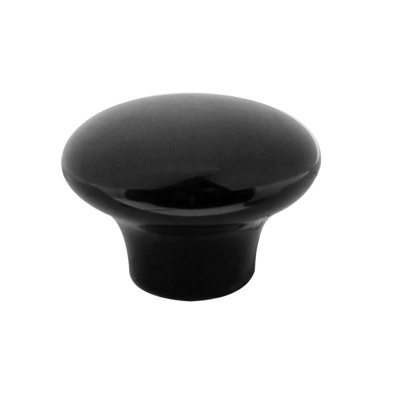 Jaladera botón de cerámica negro 32 mm Oculus 5795 Ashico