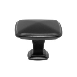 Jaladera botón negro mate Absence 5787 Ashico