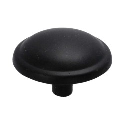 Jaladera botón negro mate 31 mm HE-765 Arte Fino