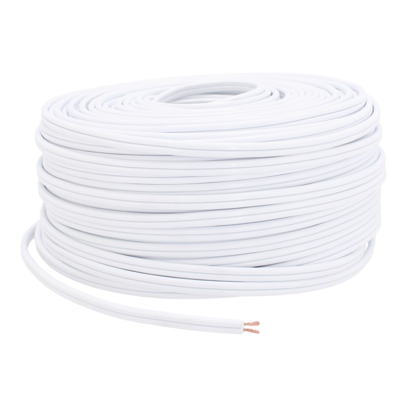 Cable eléctrico POT/DUPLEX calibre 18 blanco 10251 Adir