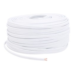 Cable eléctrico POT/DUPLEX calibre 16 blanco 10250 Adir