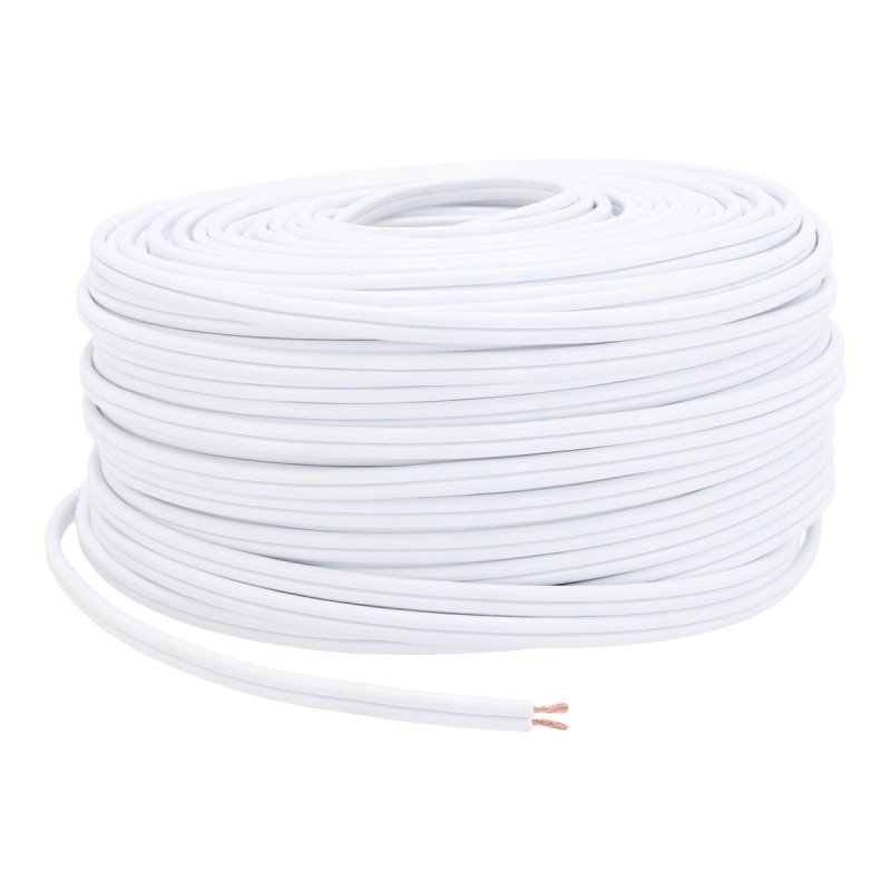 Cable eléctrico POT/DUPLEX calibre 16 blanco 10250 Adir