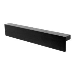 Jaladera tipo "L" aluminio negro 160 mm 792-0220 Herrasa