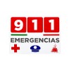 Letrero Emergencias 15 x 20 cm