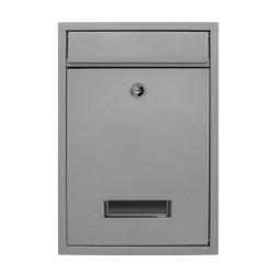 Buzón para cartas acero galvanizado plata 1036 Dexter