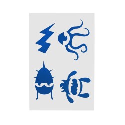 Plantilla decora-fácil de 30 x 20 cm espacial