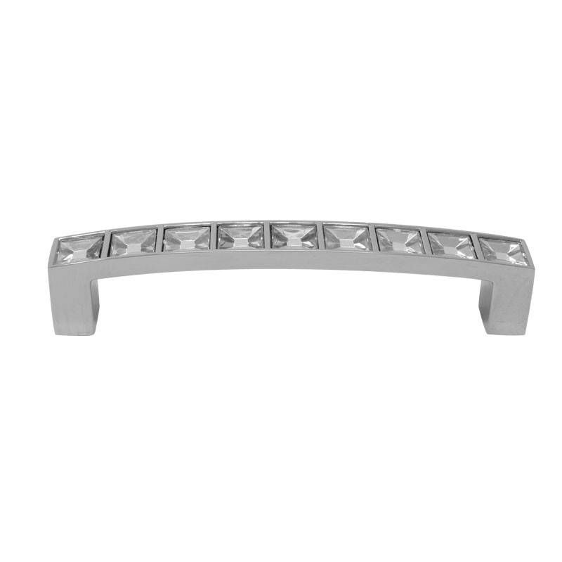 Jaladera cristal zamac 96 mm cromo 79-863 Herrasa