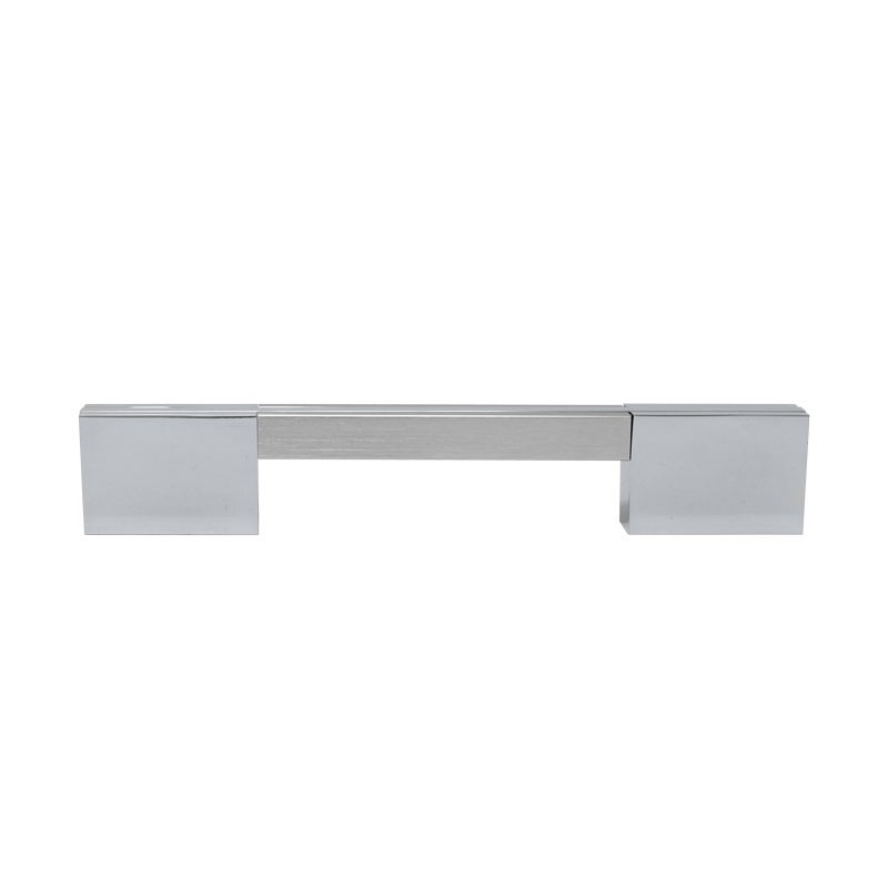 Jaladera de aluminio / cromo 128 mm 79-1181 Herrasa