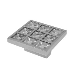 Botón Zamac cristal mediano cromado 16 mm 79-866 Herrasa