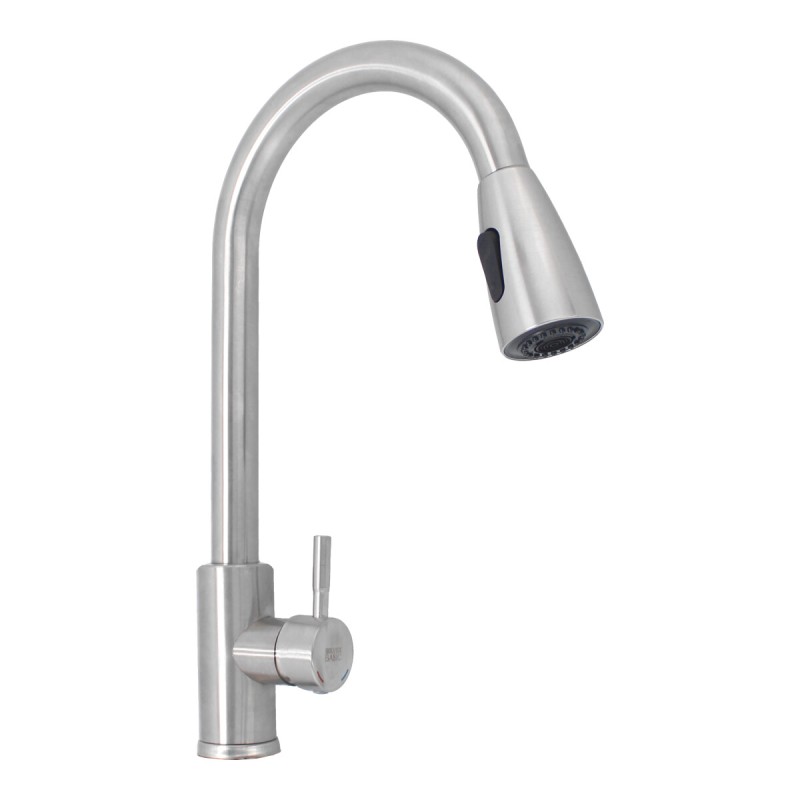 Mezcladora retráctil monomando para fregadero satín SF-11501-1 Sofo