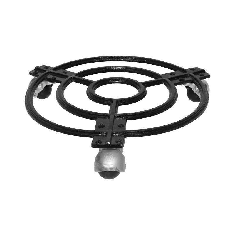 Base para maceta circular de aluminio