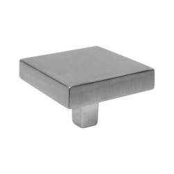 Botón Zamac cromo satinado grande 40 mm 79-444 Herrasa