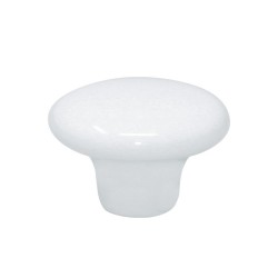 Botón de cerámica grande blanco 38 mm 79-275 Herrasa