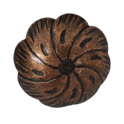 Clavo colonial de Cobre Grabado redondo #57.5