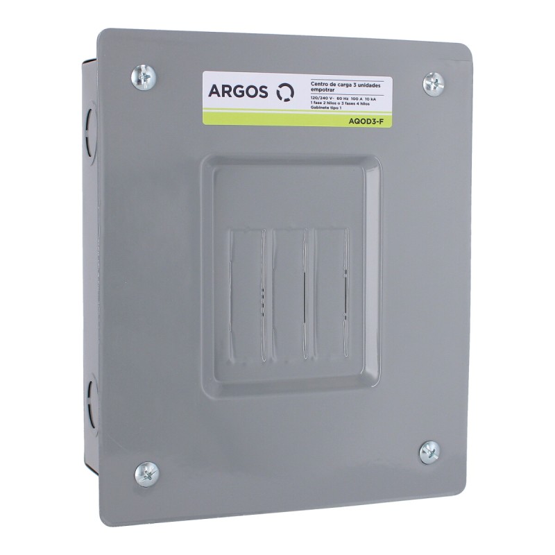 Centro de carga 3 unidades empotrar AQOD3-F ARGOS