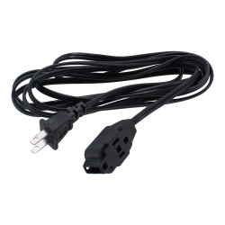 Extensión electrodoméstica negra 3 m 13837 Adir